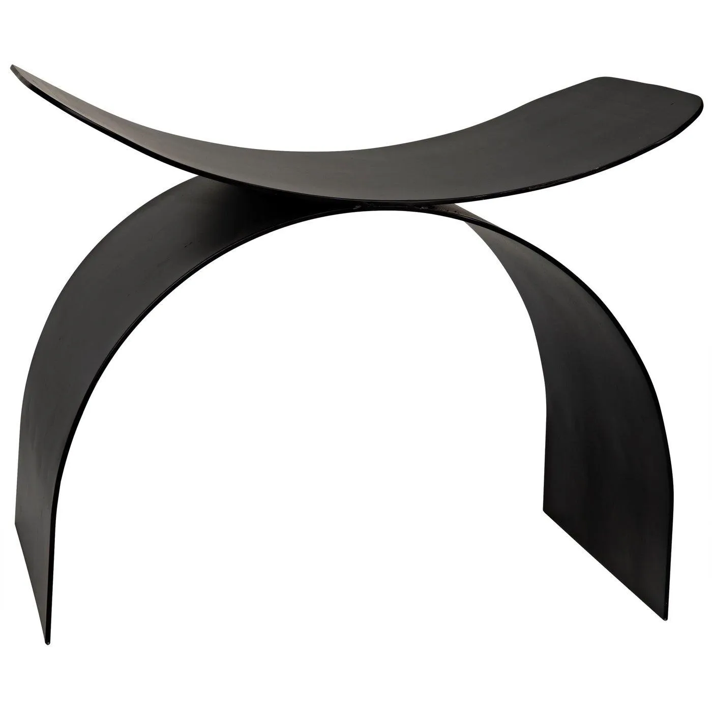 Papillon Stool, Black Steel