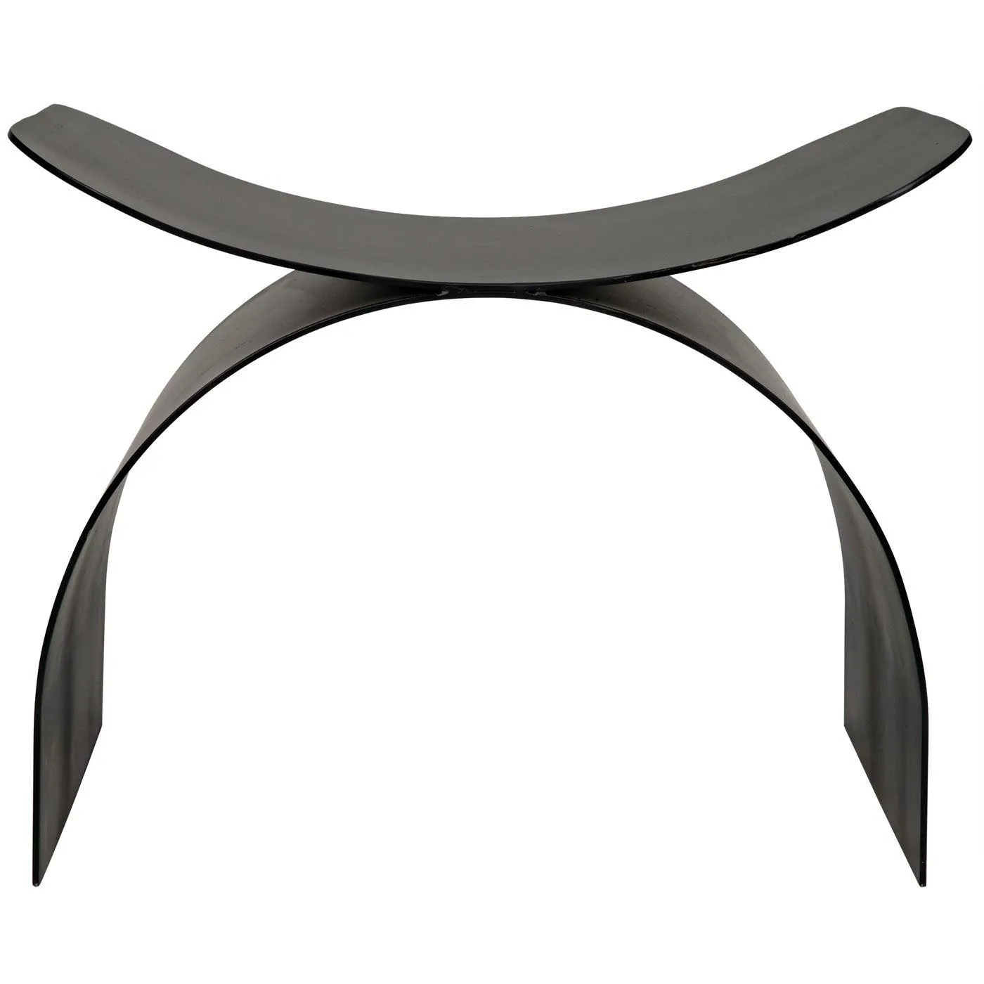 Papillon Stool, Black Steel