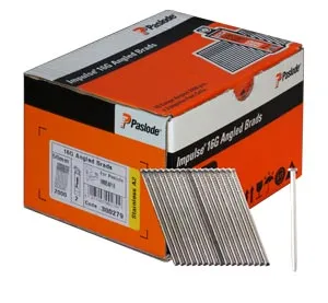 Paslode Angled Brad Nails (IM65A) 45mm X 2000Pk Galvanised Incl. Fuel Cells