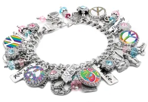 Peace Charm Bracelet