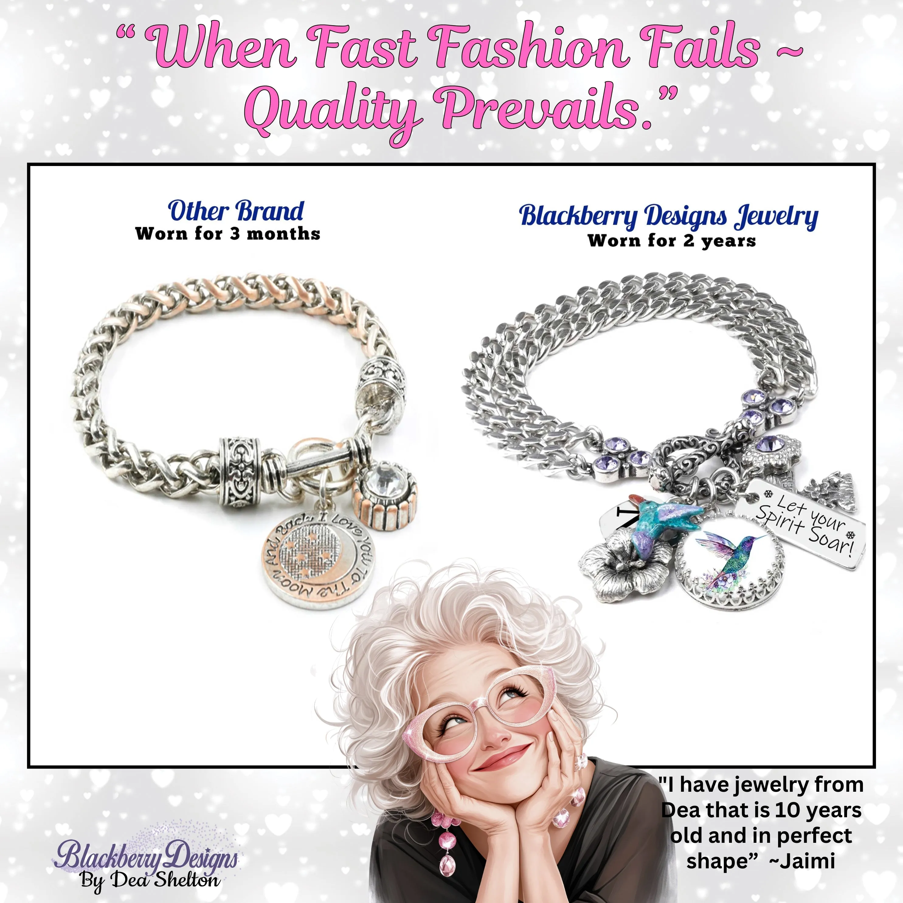 Peace Charm Bracelet