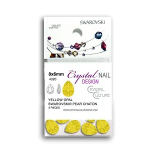 Pear Chaton Yellow Opal