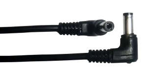 Pegasus Astro Pack of 2 x 2.1 to 2.1 Cables Angled 90 Degrees 1.0m - PEG-CABL-2121-90D