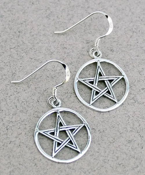 Pentacle Earrings