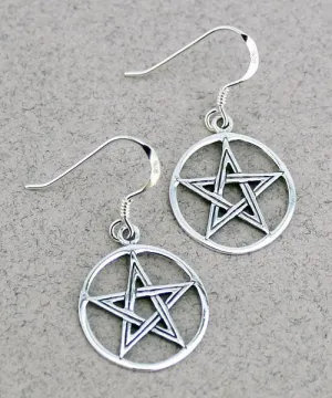 Pentacle Earrings