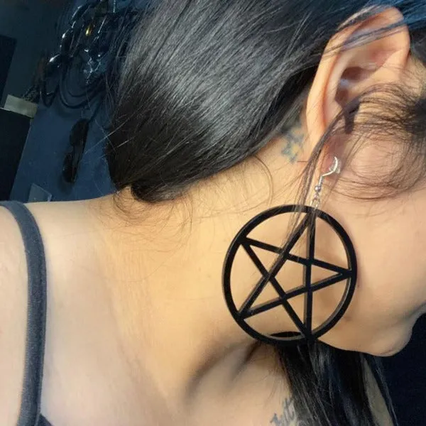 Pentagram Earrings