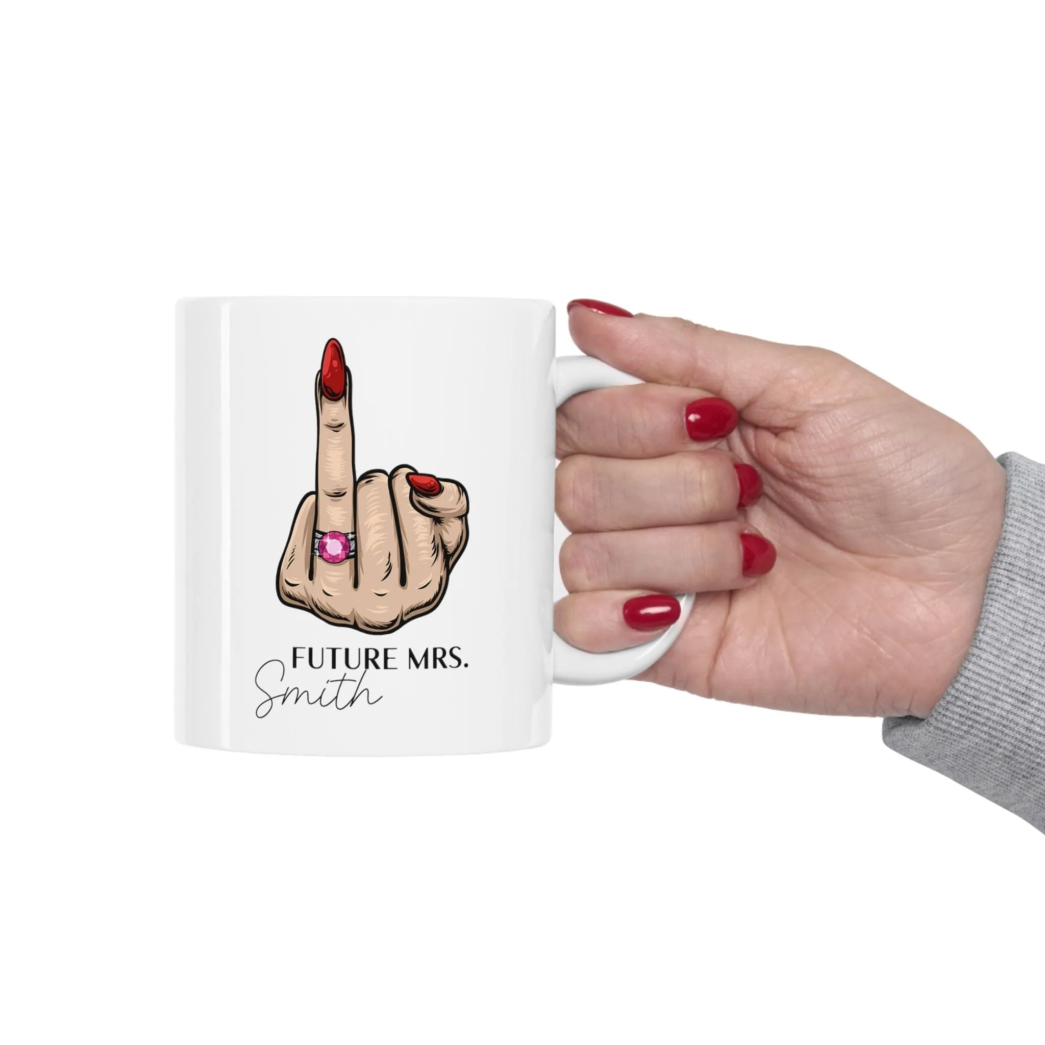 Personalized Engagement  Mug Ceramic Mug 11oz