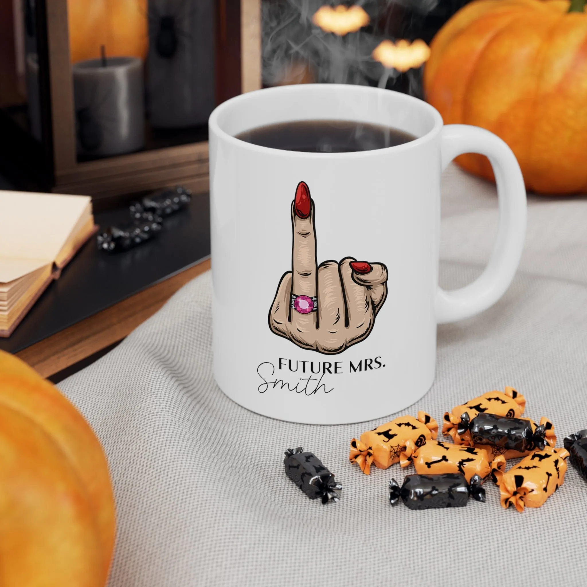 Personalized Engagement  Mug Ceramic Mug 11oz