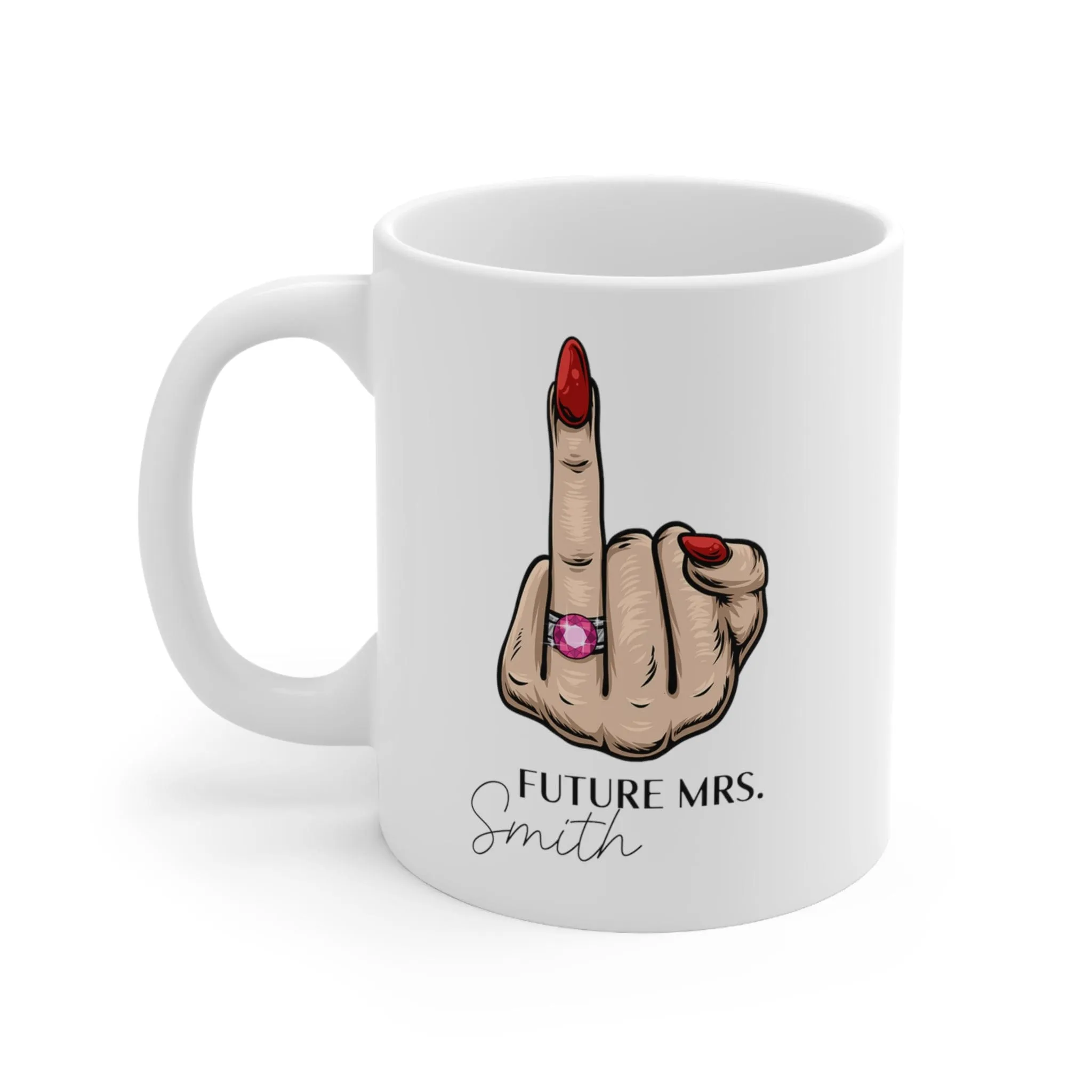Personalized Engagement  Mug Ceramic Mug 11oz