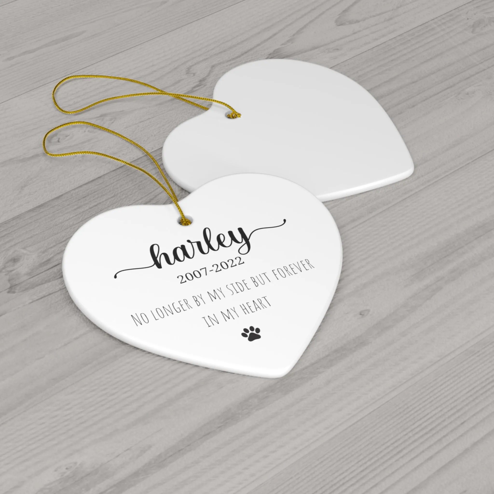 Personalized Pet Memorial Ornament