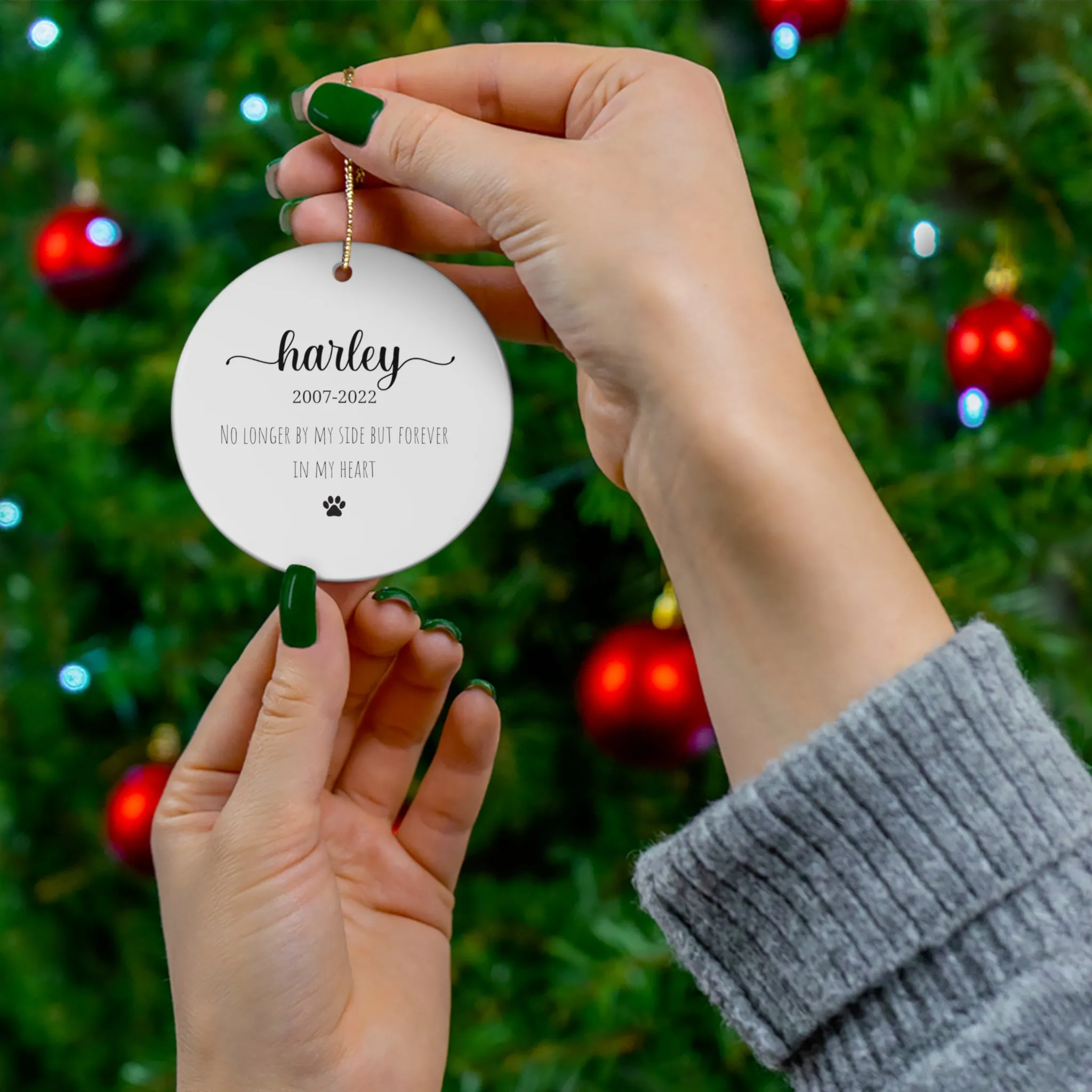 Personalized Pet Memorial Ornament
