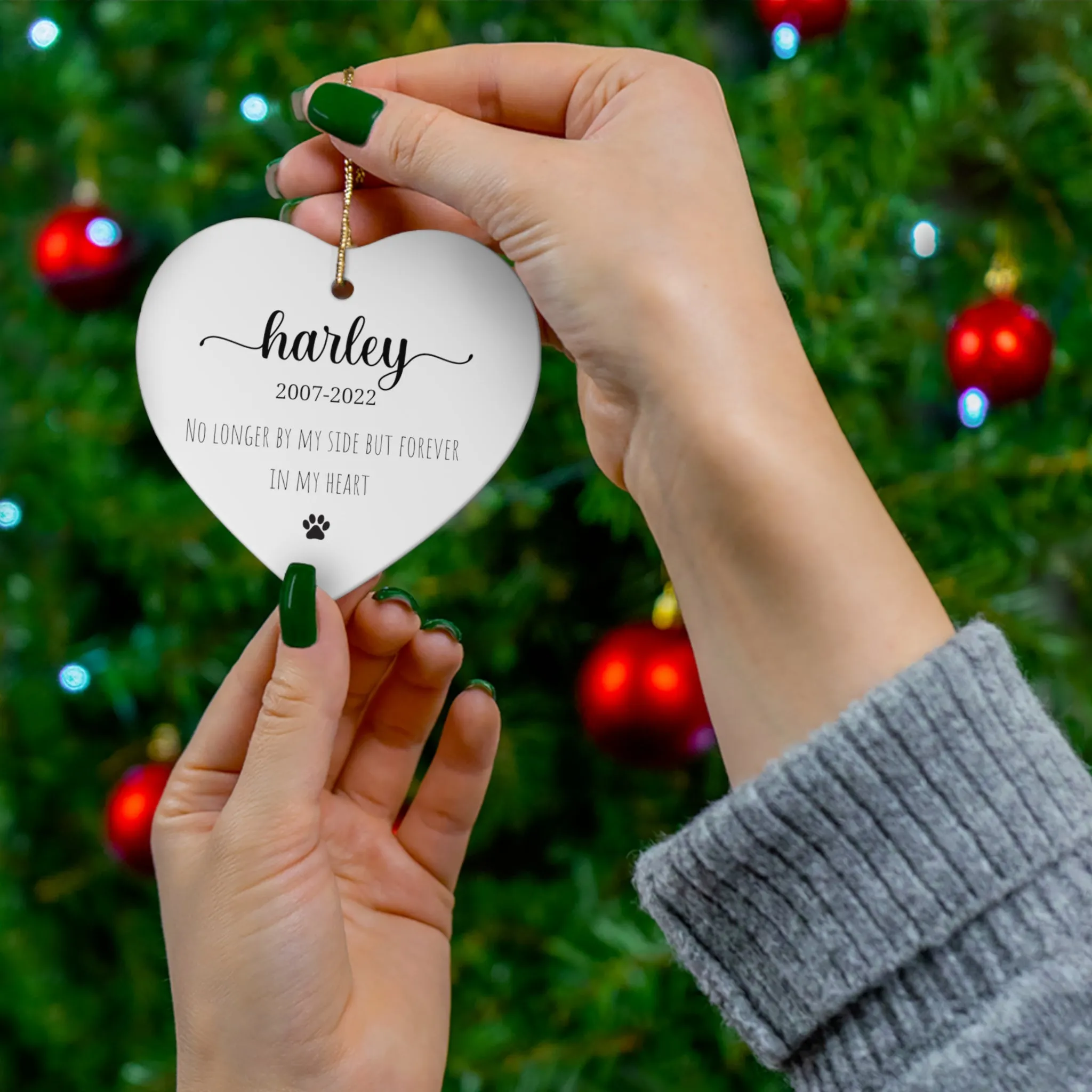 Personalized Pet Memorial Ornament