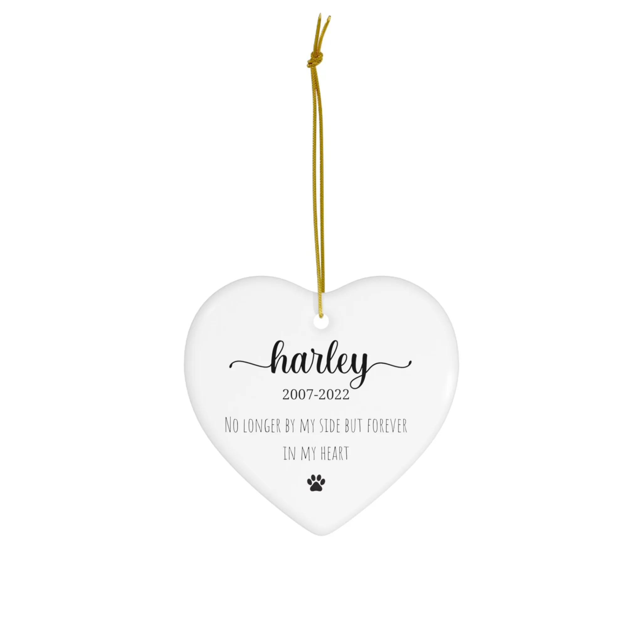 Personalized Pet Memorial Ornament