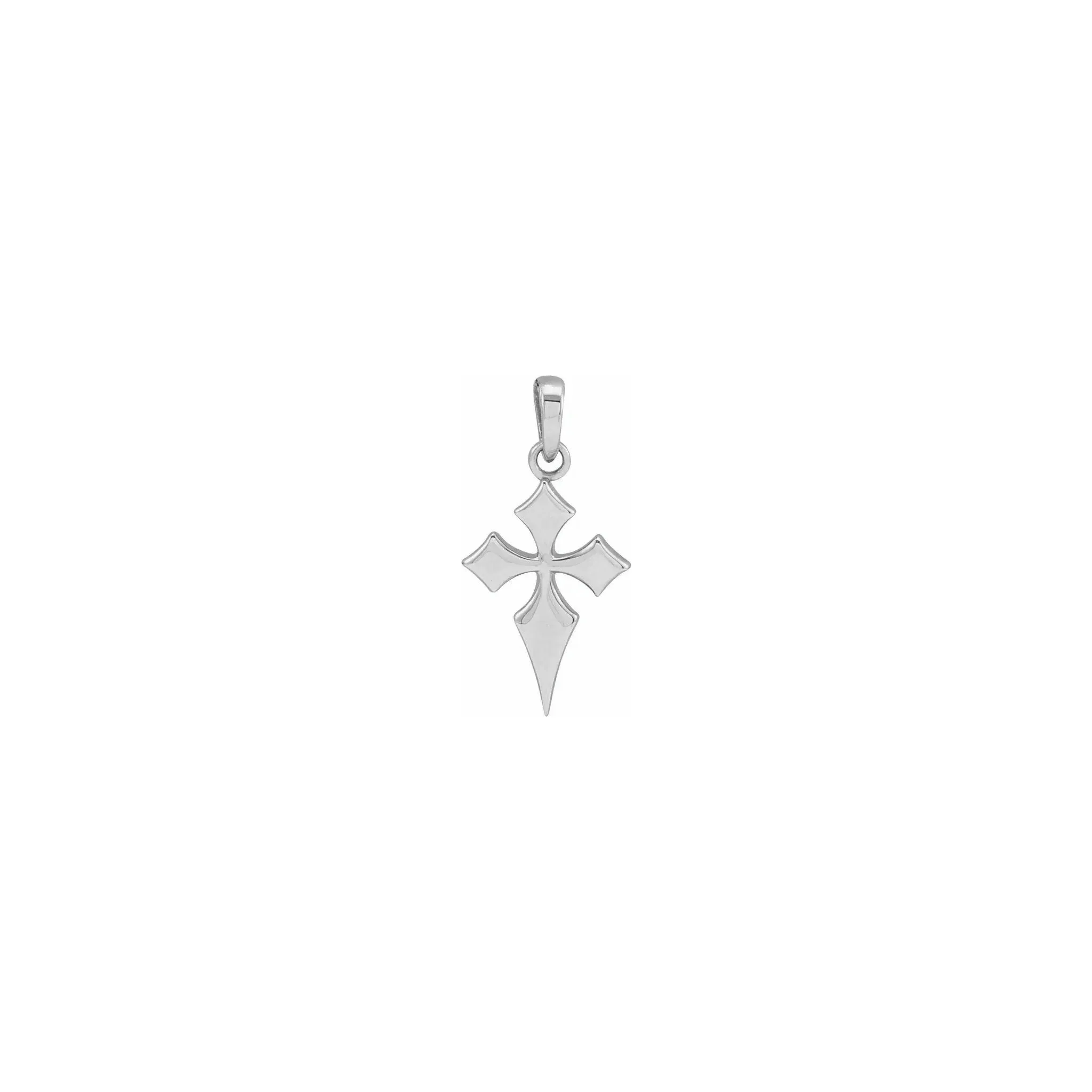 Petite Pointed Cross Pendant