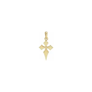 Petite Pointed Cross Pendant