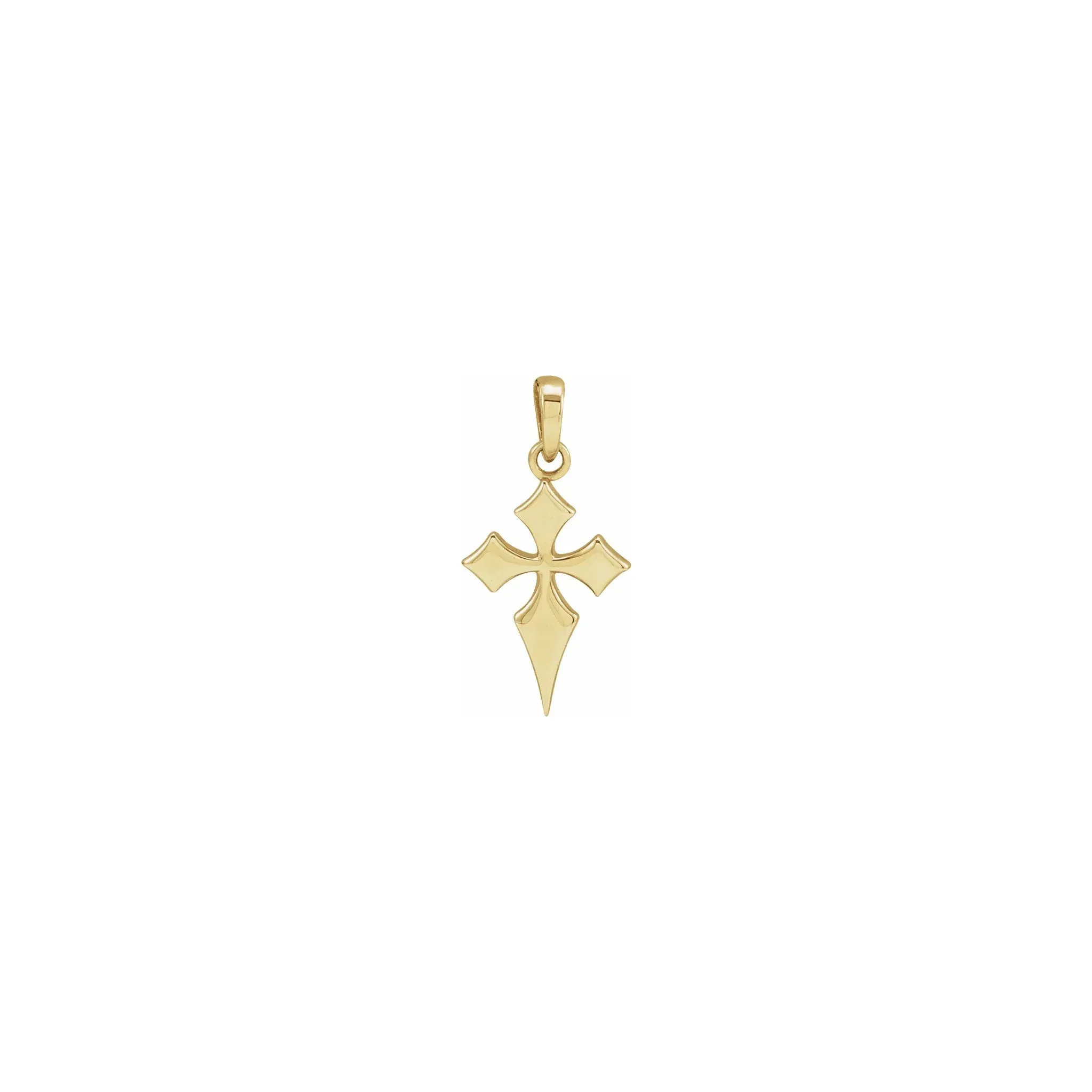 Petite Pointed Cross Pendant