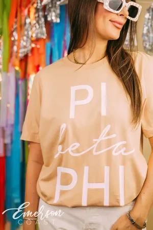 Pi Phi Orange Tee