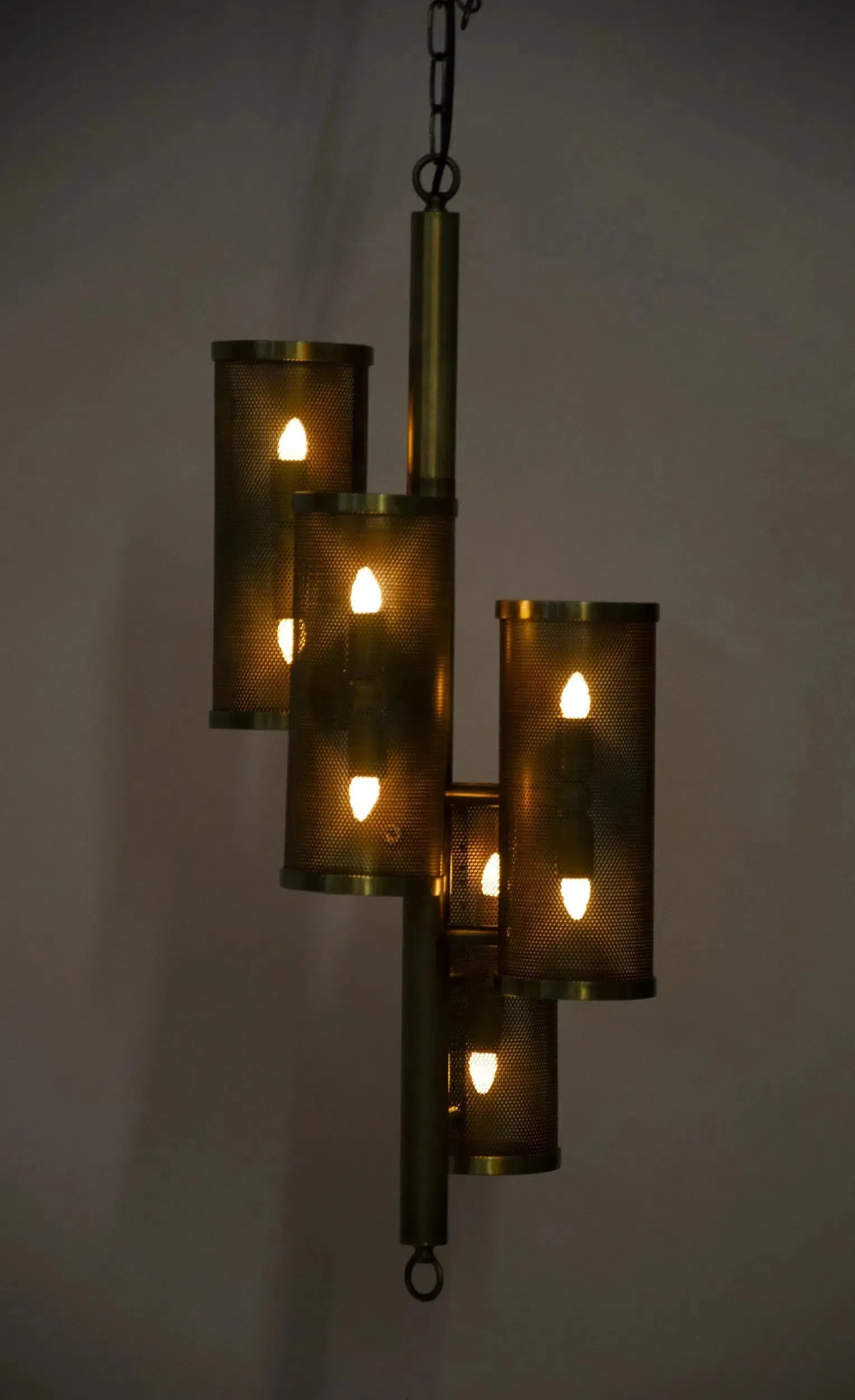 Pisa Pendant, Metal with Brass Finish