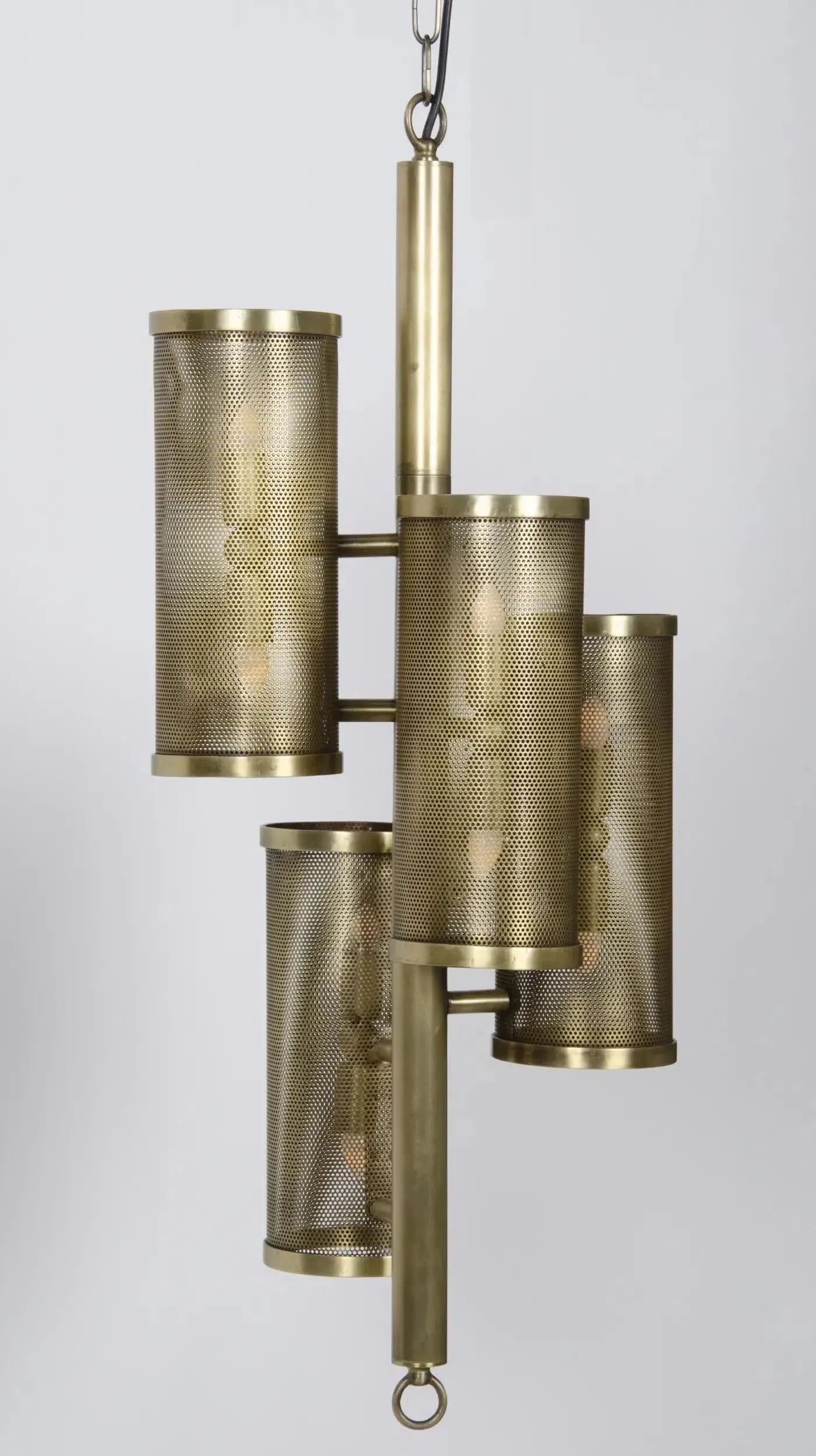 Pisa Pendant, Metal with Brass Finish