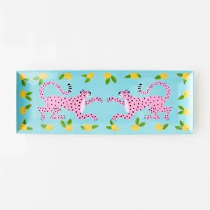 Platter Leopard Rectangle