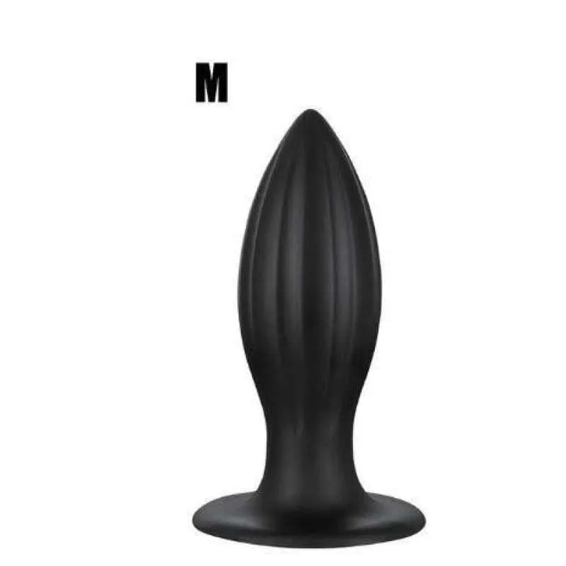 Plug Anal XL pointed noir M