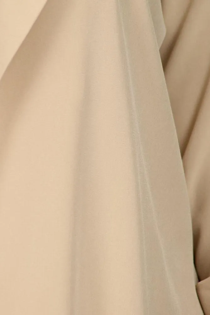 Plus Size In Town Sheer Split Sides Jacket