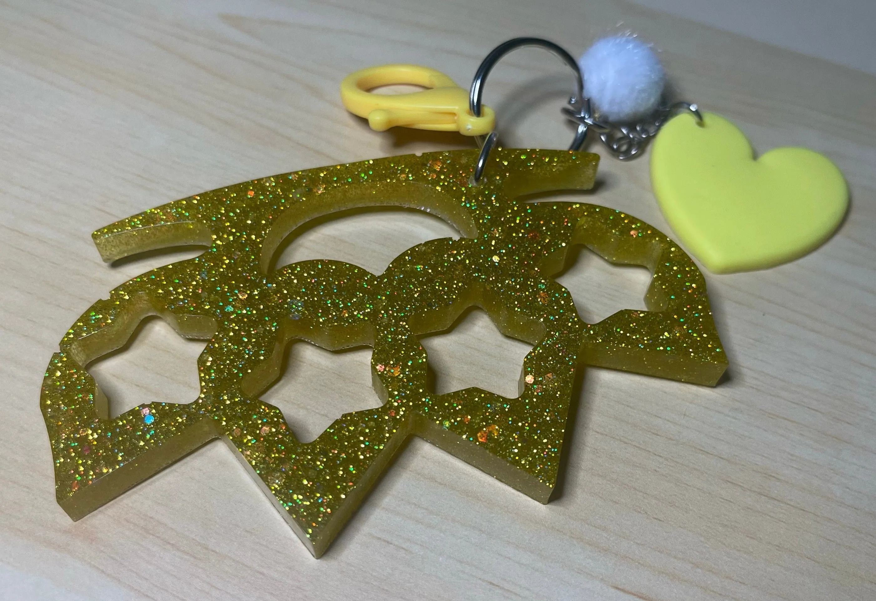 Pointed Knuckles Keychain (Multiple Colors Available)