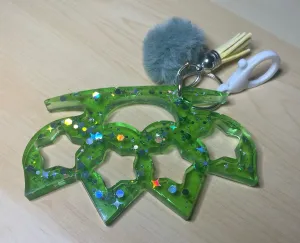 Pointed Knuckles Keychain (Multiple Colors Available)