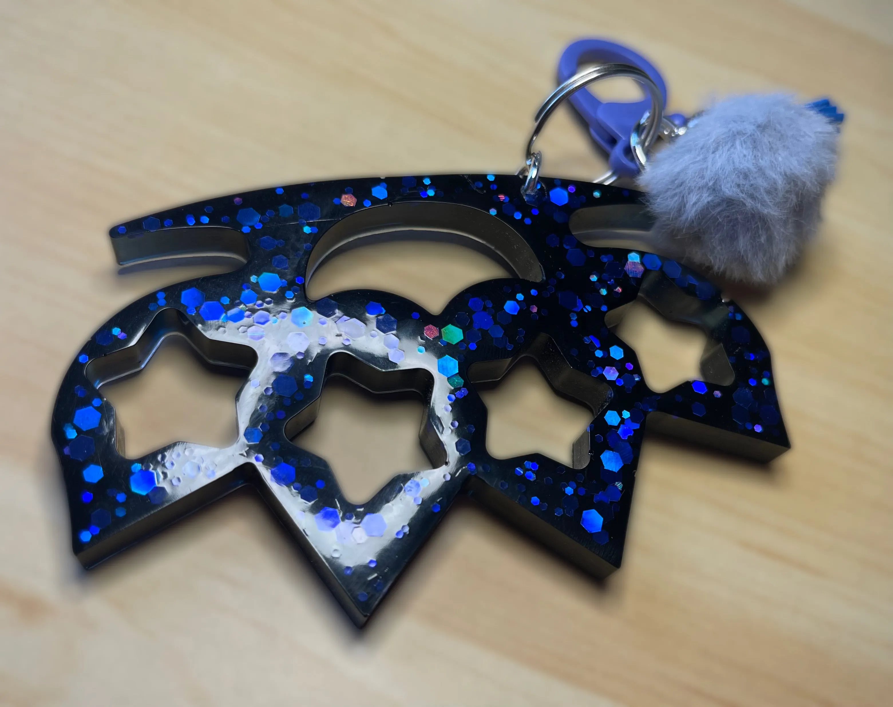 Pointed Knuckles Keychain (Multiple Colors Available)