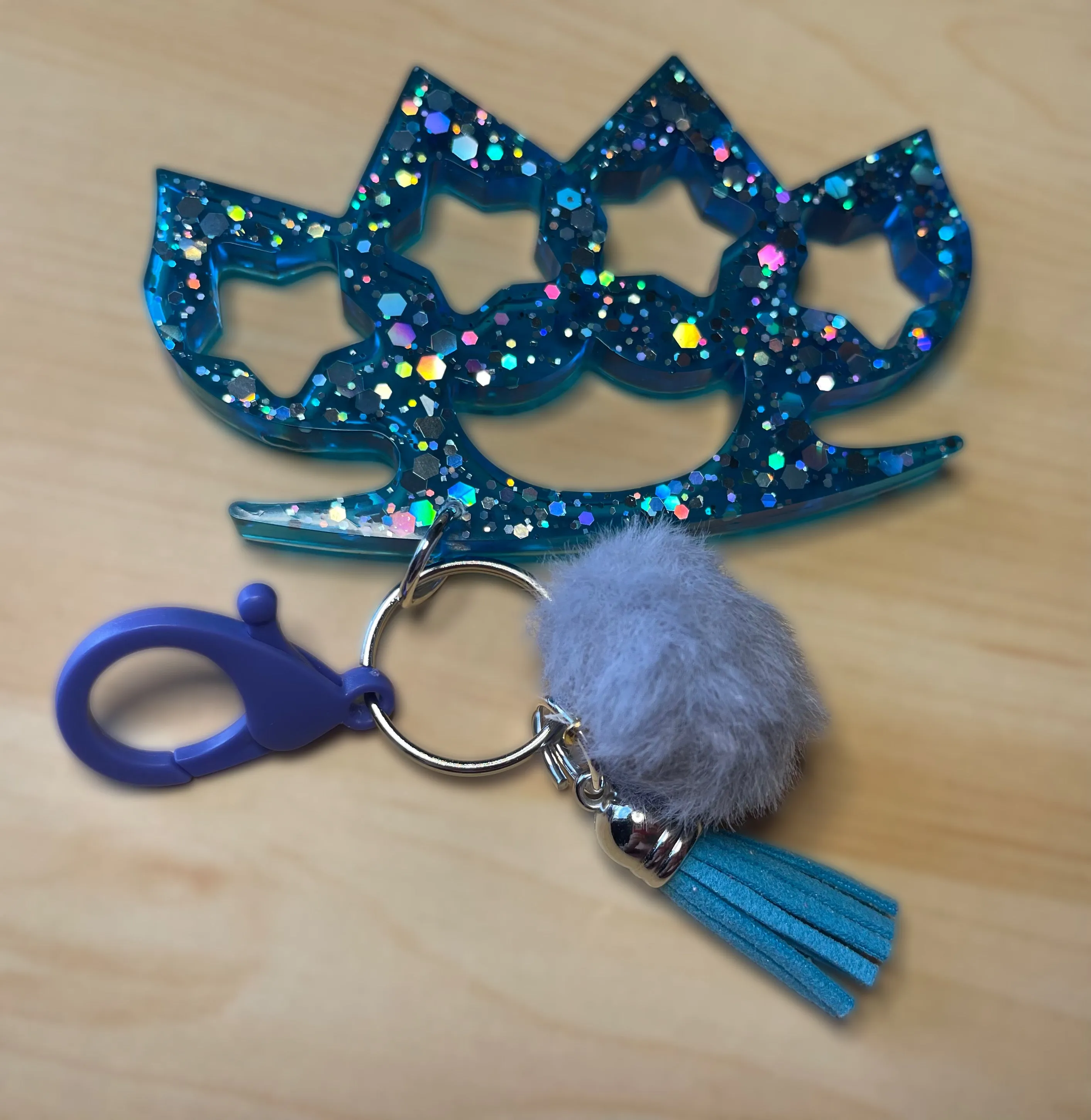 Pointed Knuckles Keychain (Multiple Colors Available)