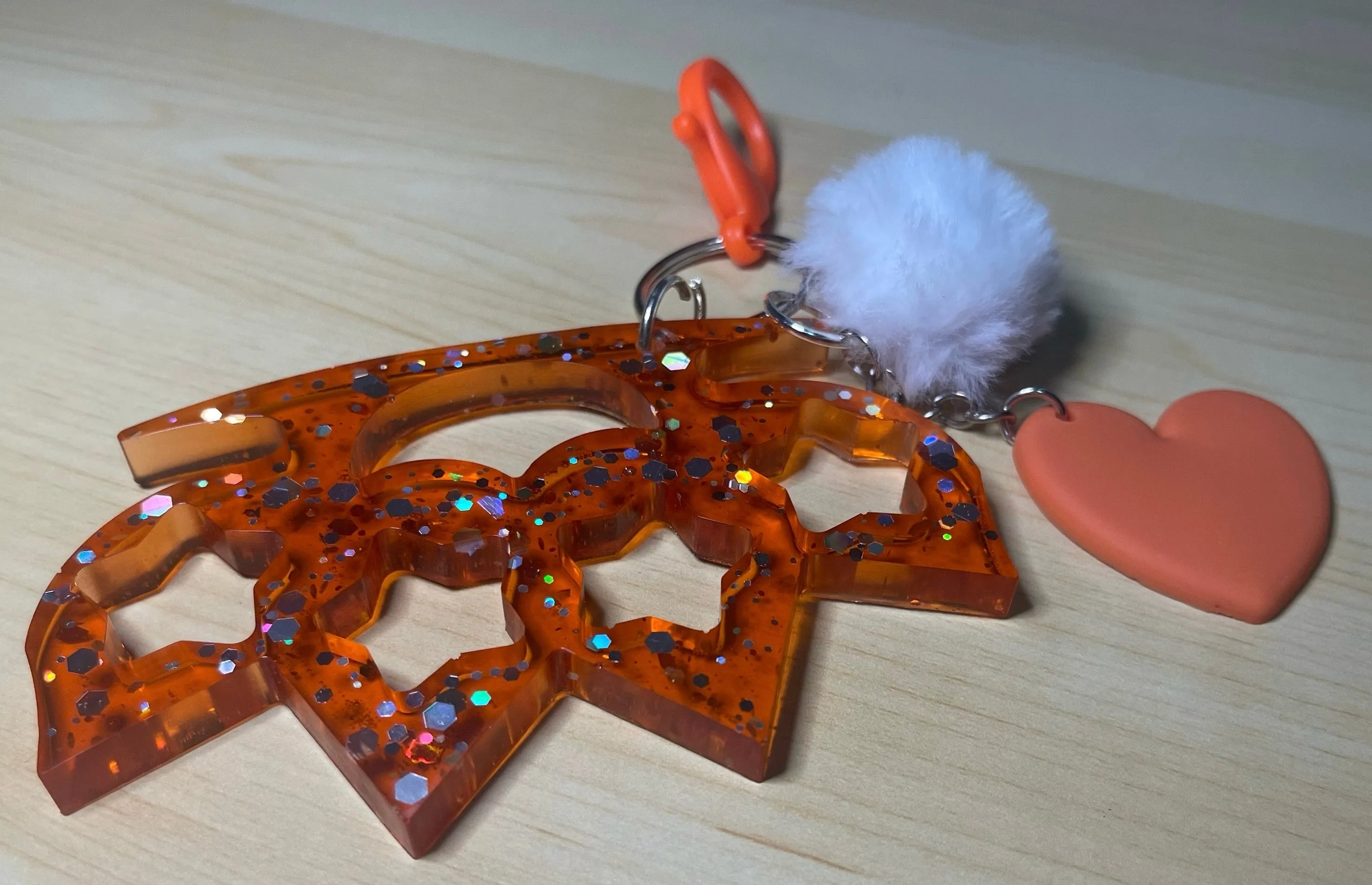 Pointed Knuckles Keychain (Multiple Colors Available)