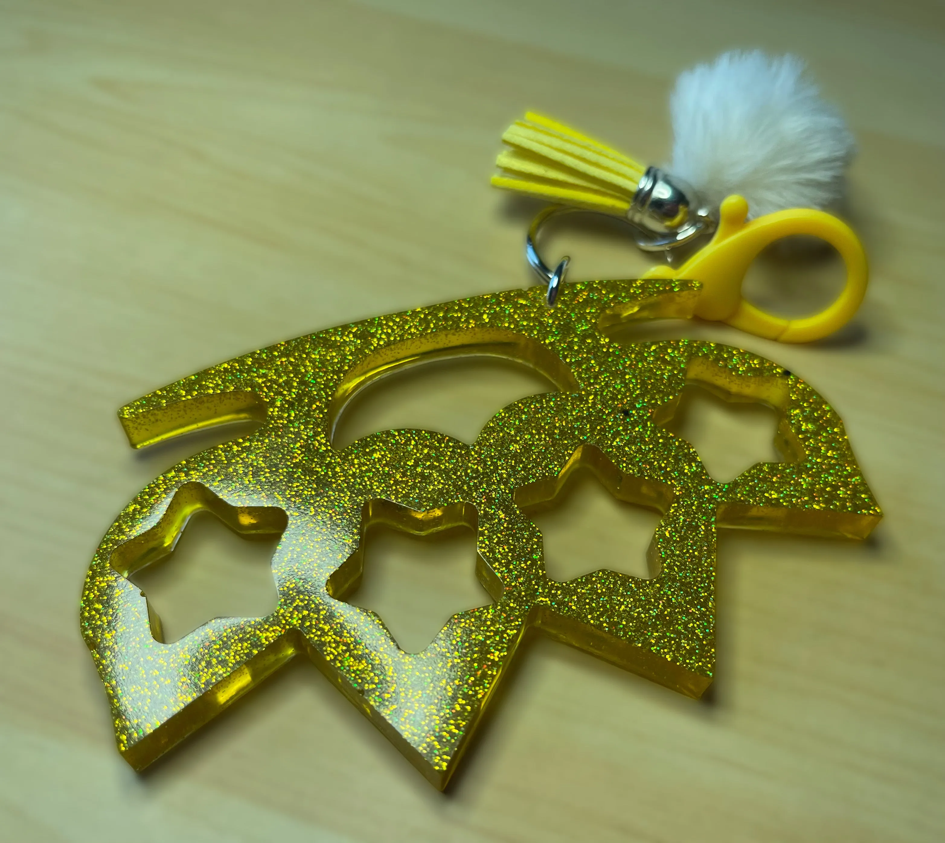 Pointed Knuckles Keychain (Multiple Colors Available)