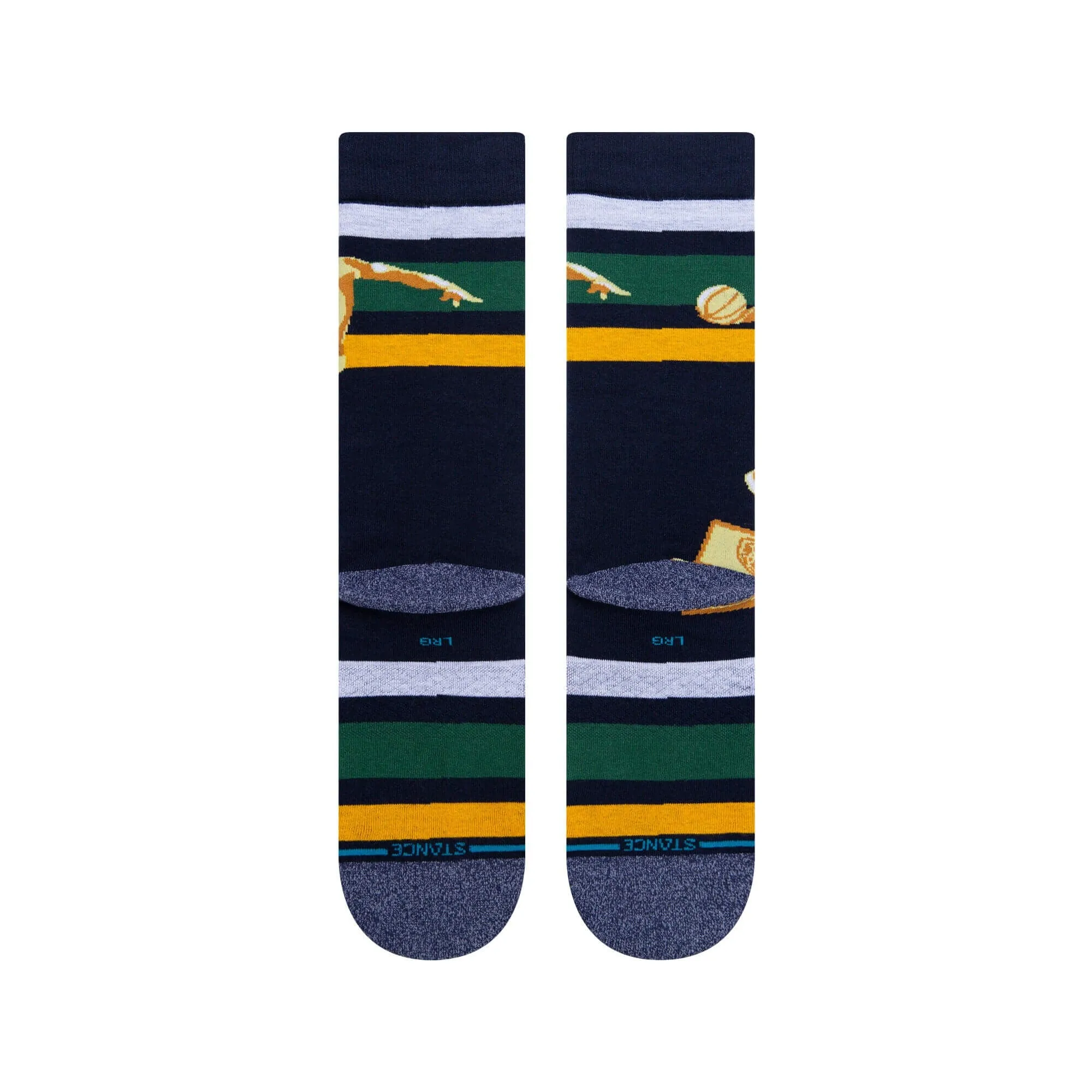 Ponožky Stance Crew Donovan Mitchell NBA Utah Jazz Spida Dunk tmavomodré