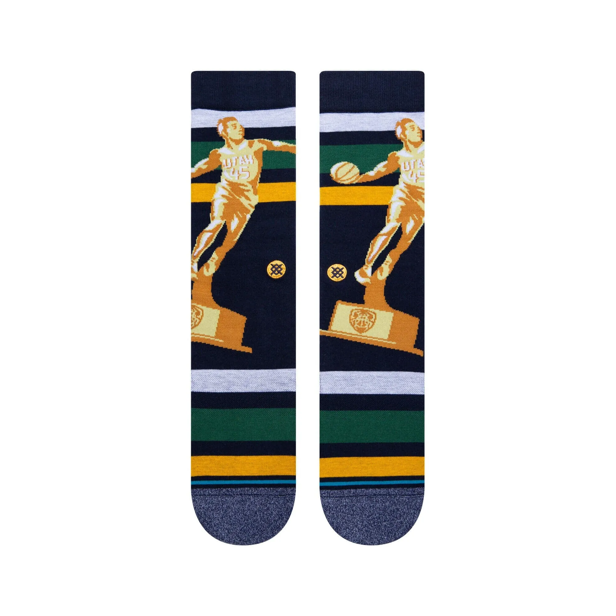 Ponožky Stance Crew Donovan Mitchell NBA Utah Jazz Spida Dunk tmavomodré