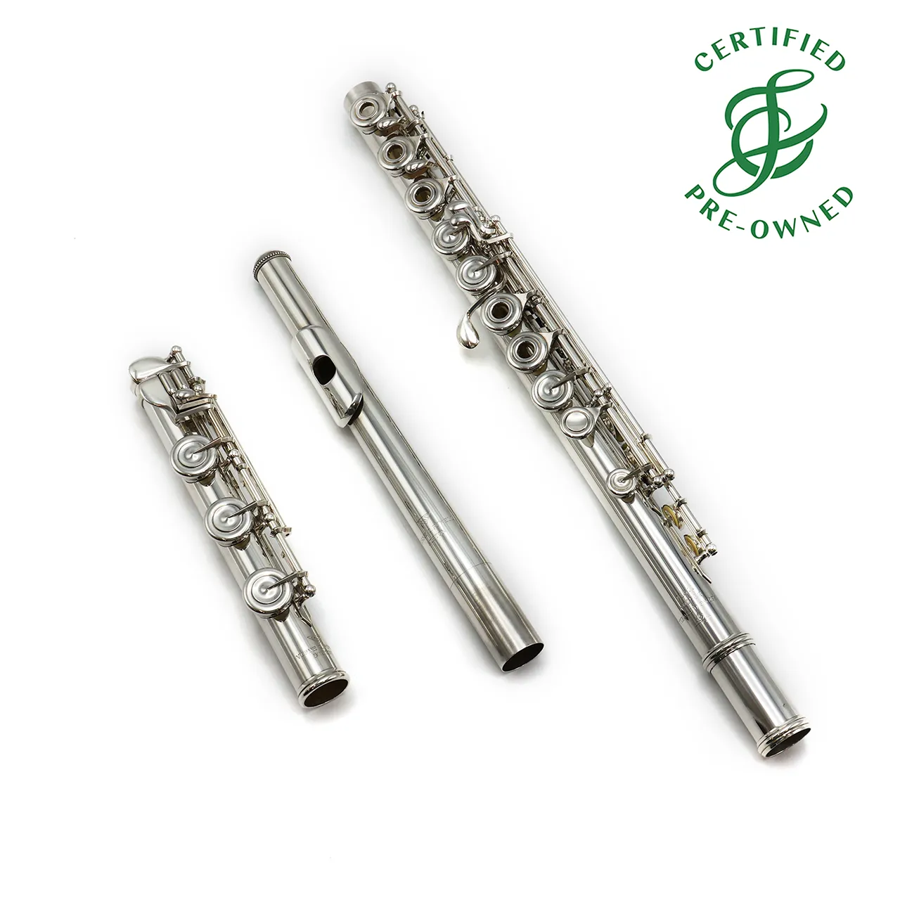 Powell Custom #11971 - Sterling silver, inline G, C# trill key, B footjoint