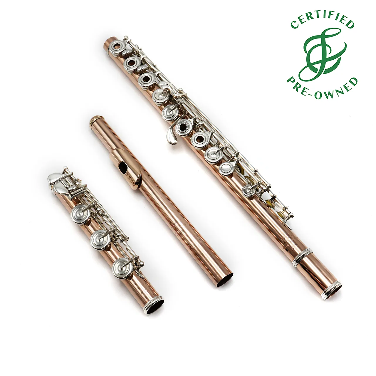 Powell Custom #14004 - 9K gold, offset G, C# trill key, B footjoint