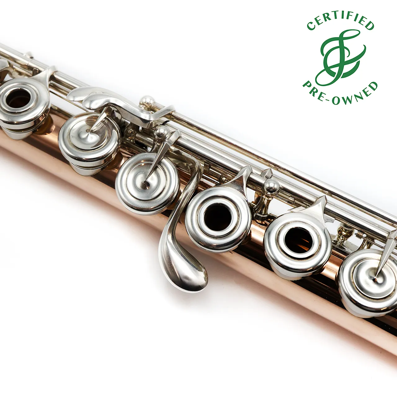 Powell Custom #14004 - 9K gold, offset G, C# trill key, B footjoint