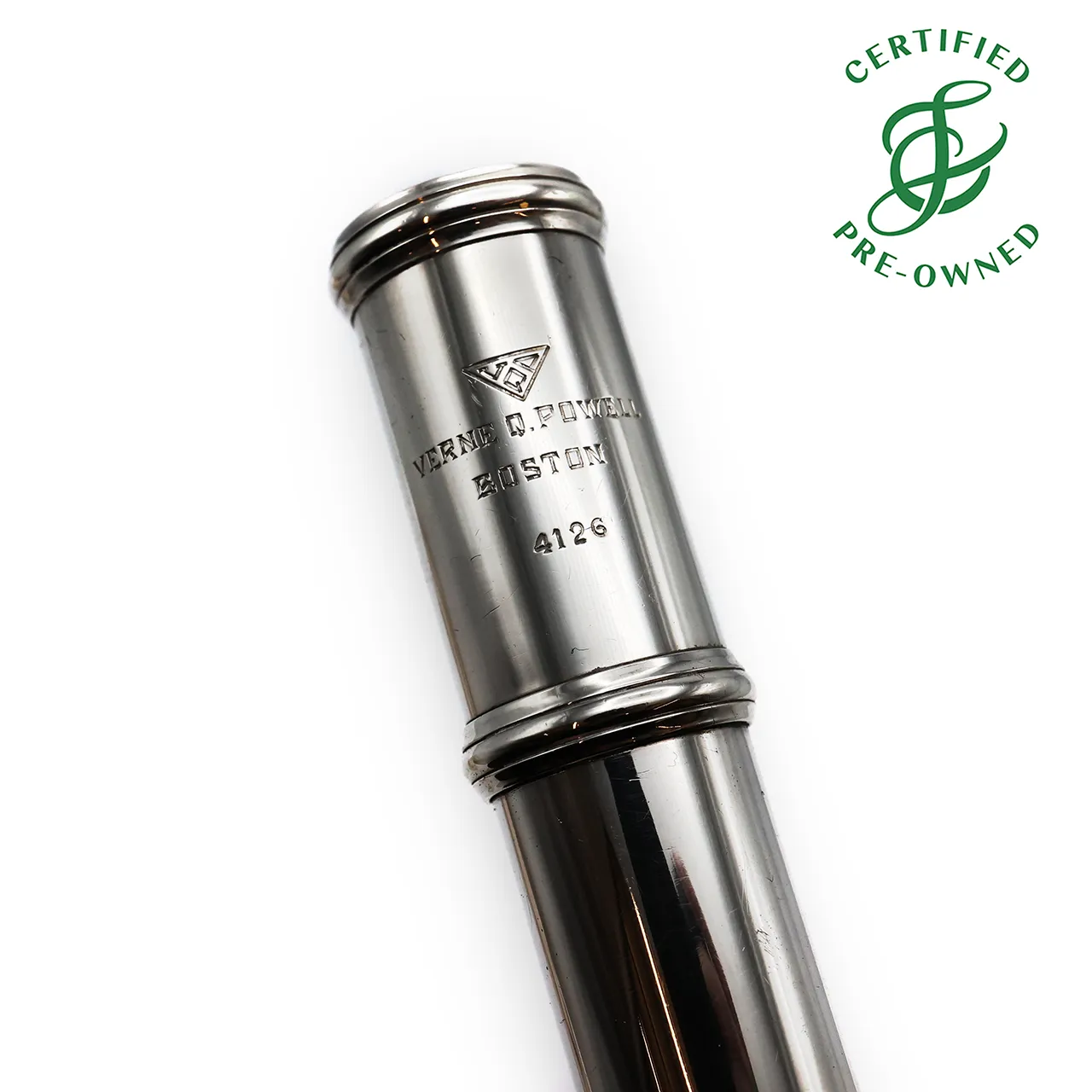 Powell Custom #4126 - Sterling silver, inline G, B footjoint