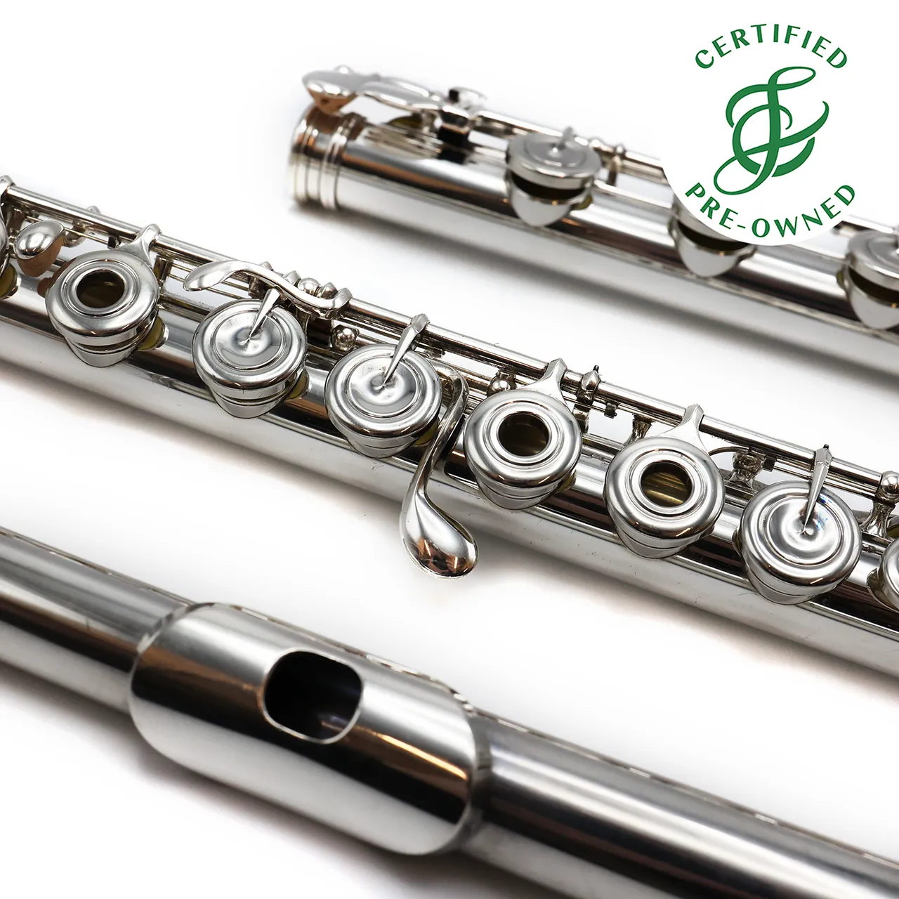 Powell Custom #4126 - Sterling silver, inline G, B footjoint