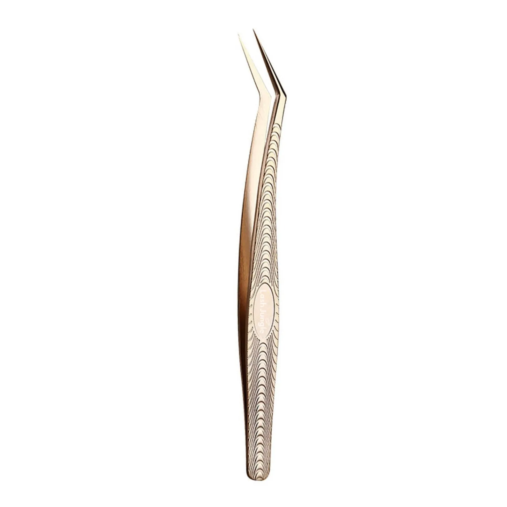 Premium Gold Tweezers - Angled