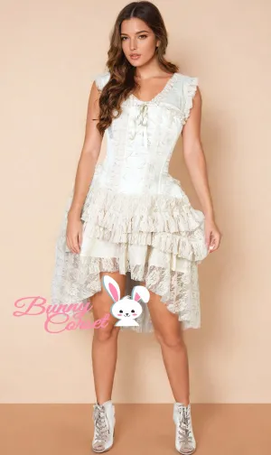 Printed Custom Made Victorian Inspired Corset Dress