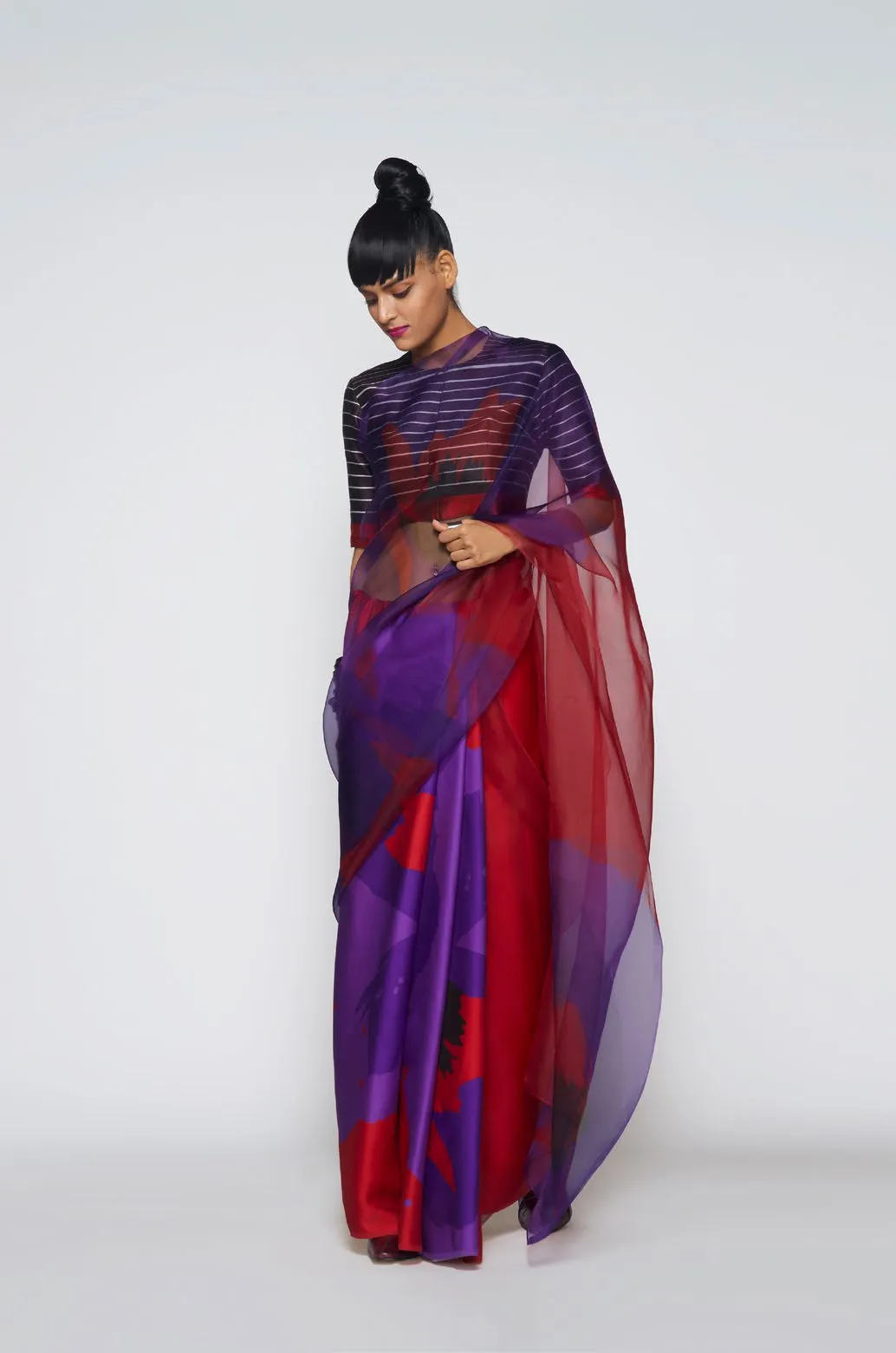 Printed Sari
