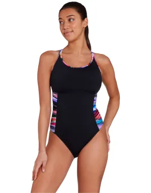 Prism Geo Multiway Swimsuit - Black/Multi