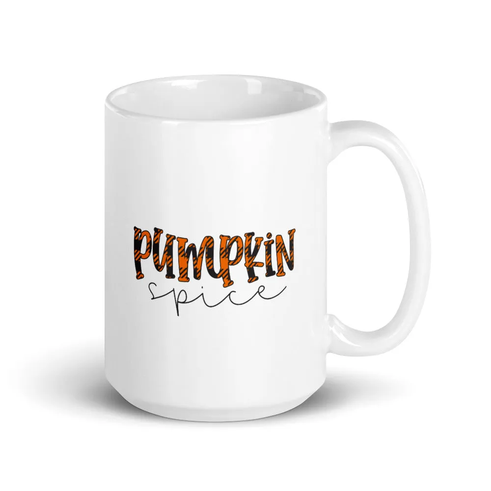 Pumpkin Spice Buffalo Plaid, Pumpkin Spice Everything, Pumpkin Spice, Coffee Mug, Coffee Cup, Fall Mug, Pumpkin Spice Latte.