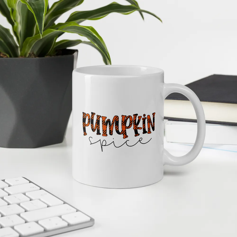 Pumpkin Spice Buffalo Plaid, Pumpkin Spice Everything, Pumpkin Spice, Coffee Mug, Coffee Cup, Fall Mug, Pumpkin Spice Latte.