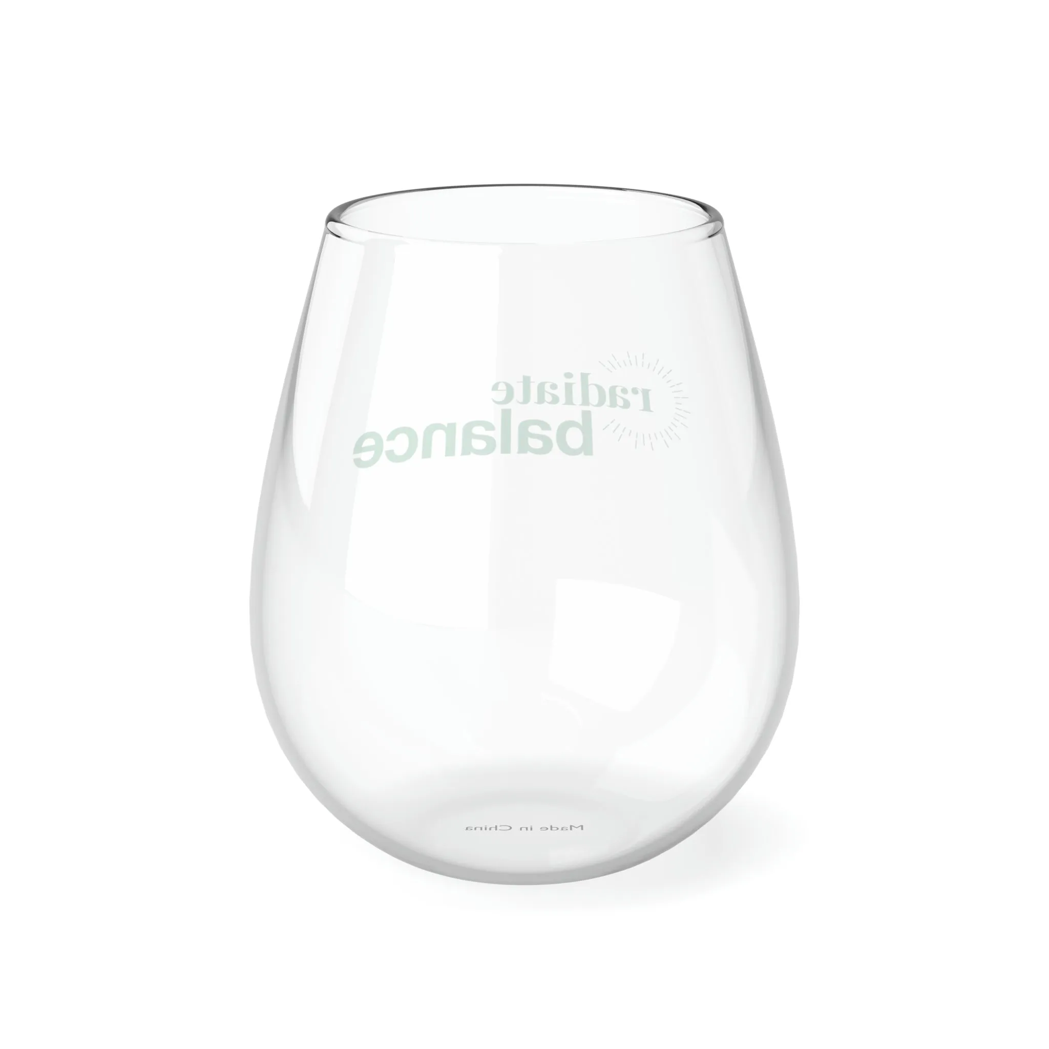 "Balance" Stemless Wine Glass, 11.75oz