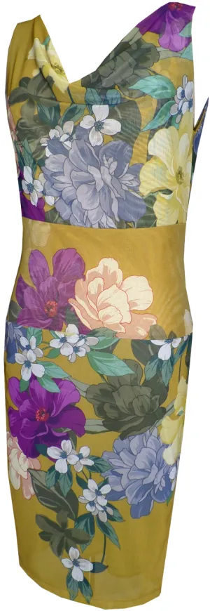 "Golden Lilac"  Slim Dress
