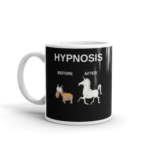 "Hypnosis Before and After" Mug