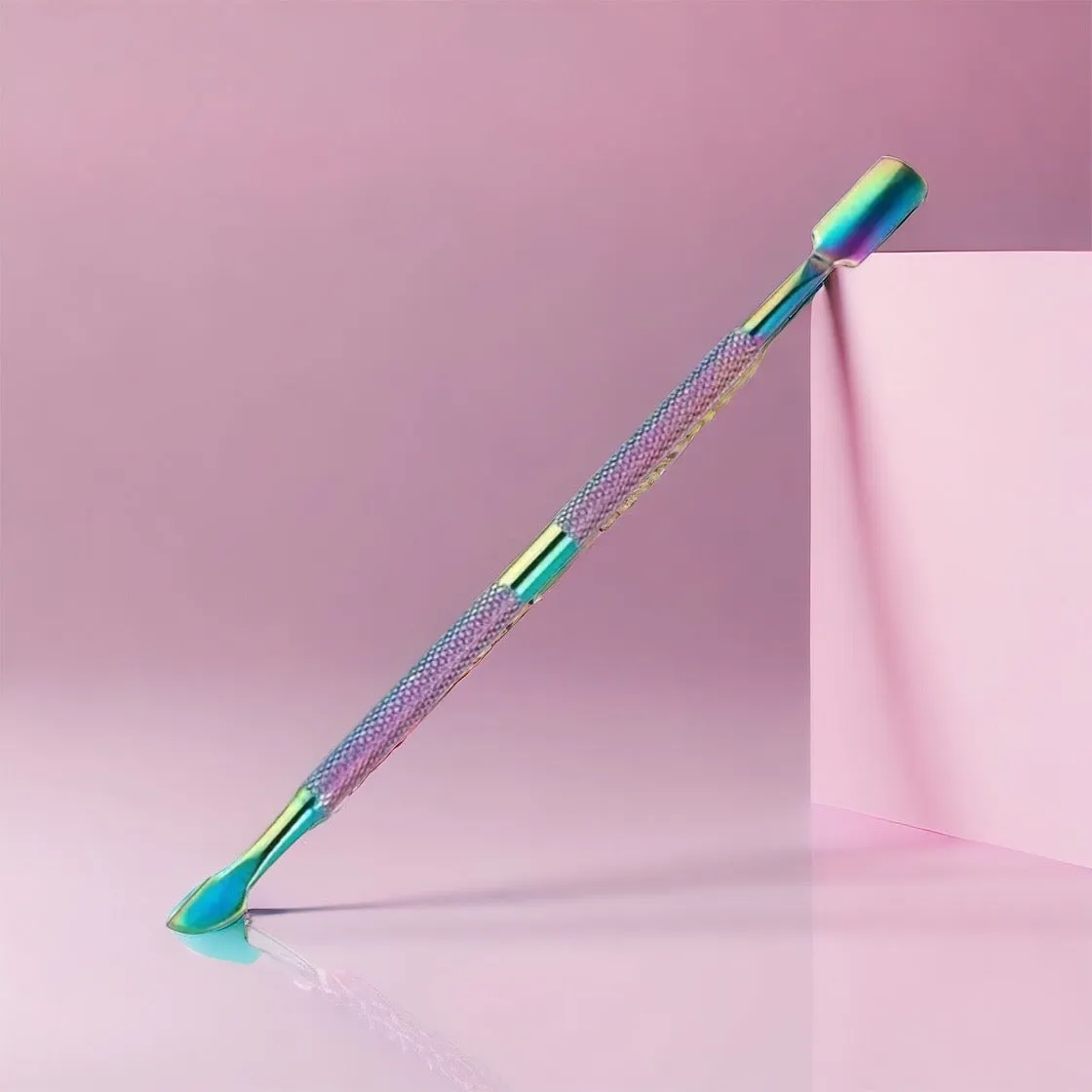 Rainbow Stainless Steel Cuticle Pusher