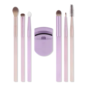Real Techniques Pastel Pop Frosted Lids Eye Makeup Brush Set